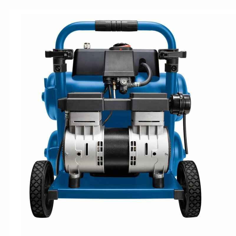 Casa si Gradina - Electrice - Echipamente electrice - Compresoare - Compresor fara ulei HC20Si-Twin Ultra Silent Scheppach 5906145901, 750 W, 10 bari - Infinity.ro