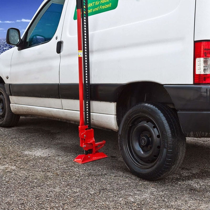 Casa si Gradina - Constructii - Depozitare, transport si protectie - Echipamente pentru transport si ridicat - Cric mecanic tip off-road Dema 24424, 13-134 cm, 2 tone - Infinity.ro