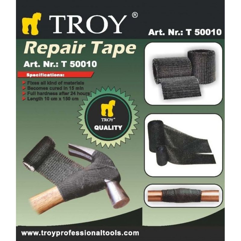 Carti si Birotica - Birotica - Accesorii de birou - Benzi adezive - Banda adeziva pentru reparatii Troy 50010, 100 x 1500 mm - Infinity.ro