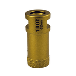 Casa si Gradina - Constructii - Scule electrice si accesorii - Seturi si accesorii pentru gaurit si insurubat - Carota diamantata pentru polizor unghiular Troy 27450-25mm, Ø25 mm - Infinity.ro