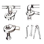 Casa si Gradina - Constructii - Scule de mana si unelte - Chei si truse chei - Set chei universale tip spanner Wert 2190, O9-32 mm, 2 piese - Infinity.ro