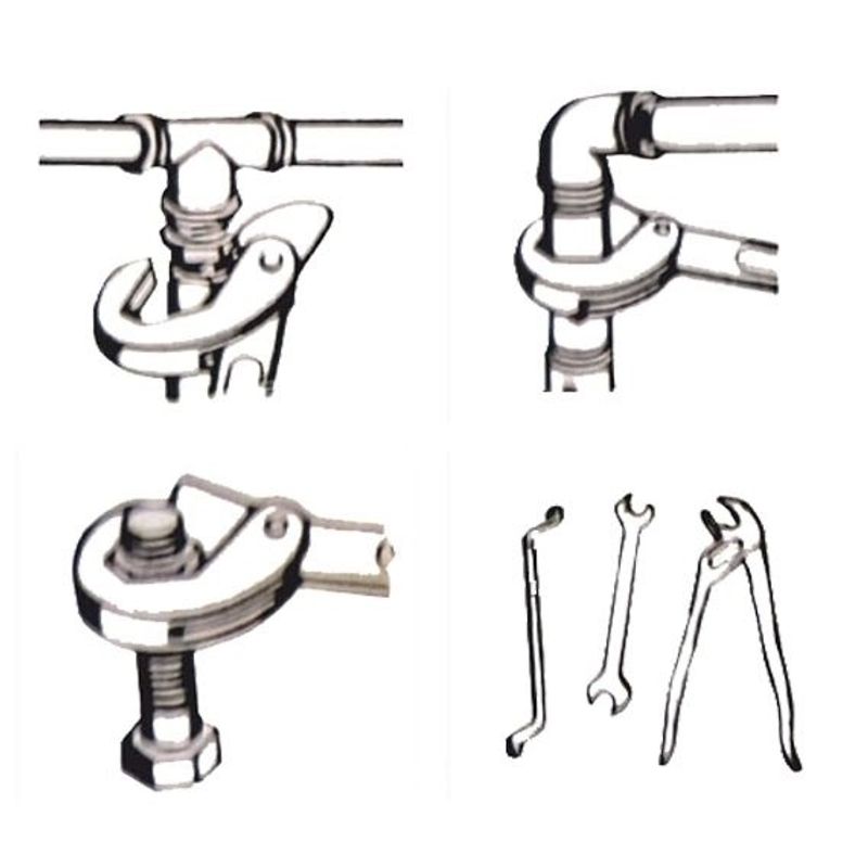 Casa si Gradina - Constructii - Scule de mana si unelte - Chei si truse chei - Set chei universale tip spanner Wert 2190, O9-32 mm, 2 piese - Infinity.ro