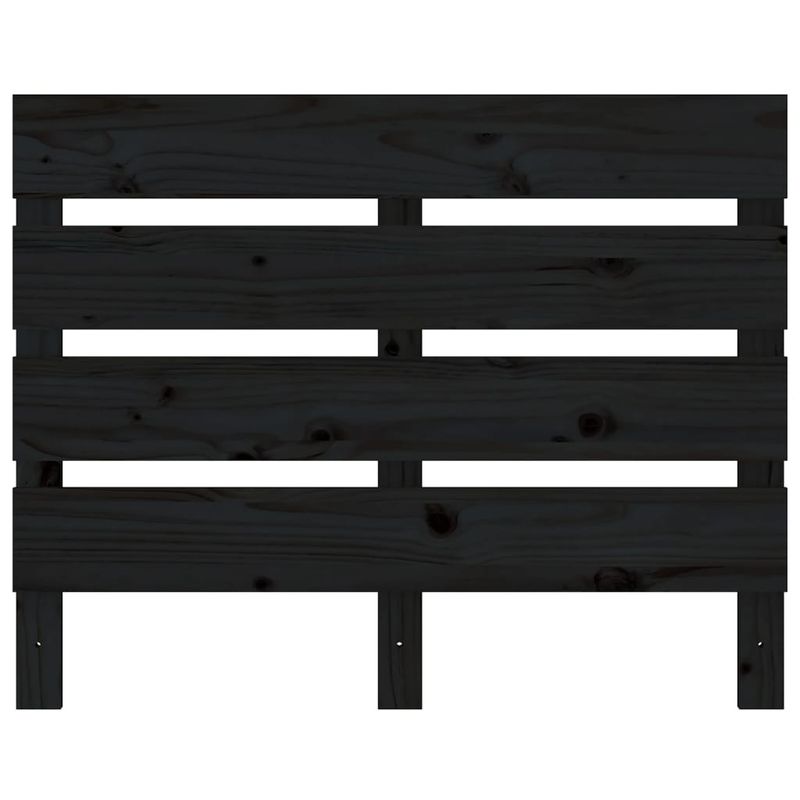 Casa si Gradina - Mobilier - Paturi si accesorii - Paturi - Cadru de pat, negru, 90x200 cm, lemn masiv de pin - Infinity.ro