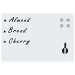 Carti si Birotica - Birotica - Accesorii de birou - Table si clipboard-uri - Tabla magnetica de perete, 50 x 30 cm, sticla - Infinity.ro