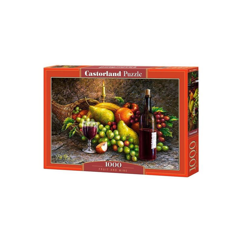 Jucarii, Copii si Bebe - Jucarii si jocuri - Jocuri si puzzle - Puzzle - Puzzle 1000 piese Castorland - Fruit and Wine - Infinity.ro