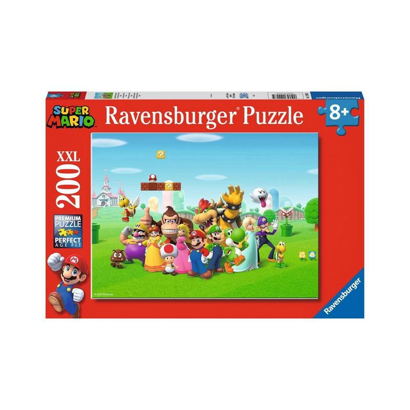 Jucarii, Copii si Bebe - Jucarii si jocuri - Jocuri si puzzle - Puzzle - Puzzle 200 piese Ravensburger - Super Mario - Infinity.ro