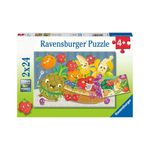 Jucarii, Copii si Bebe - Jucarii si jocuri - Jocuri si puzzle - Puzzle - Puzzle 2x24 piese Ravensburger - Fructe - Infinity.ro
