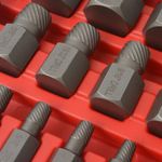 Auto si Moto - Reparatii si depanare - Scule auto - Scule si truse auto - Set extractor suruburi, caneluri multiple, 25 de piese, otel - Infinity.ro