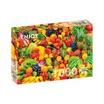 Jucarii, Copii si Bebe - Jucarii si jocuri - Jocuri si puzzle - Puzzle - Puzzle 1000 piese Enjoy - Fruits and Vegetables - Infinity.ro