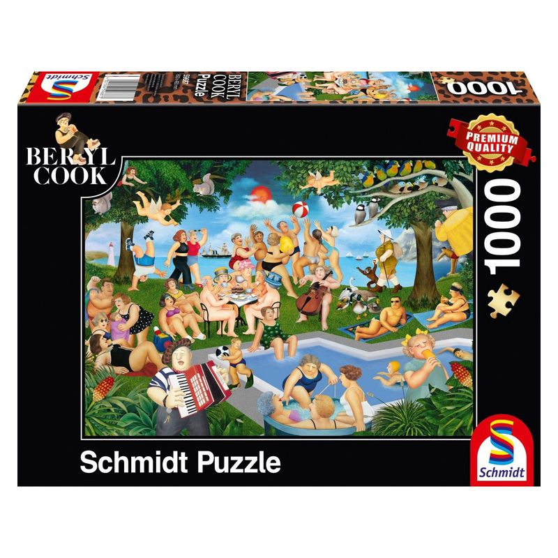Jucarii, Copii si Bebe - Jucarii si jocuri - Jocuri si puzzle - Puzzle - Puzzle Schmidt - Beryl Cook: Petrecere De Vara, 1000 piese - Infinity.ro