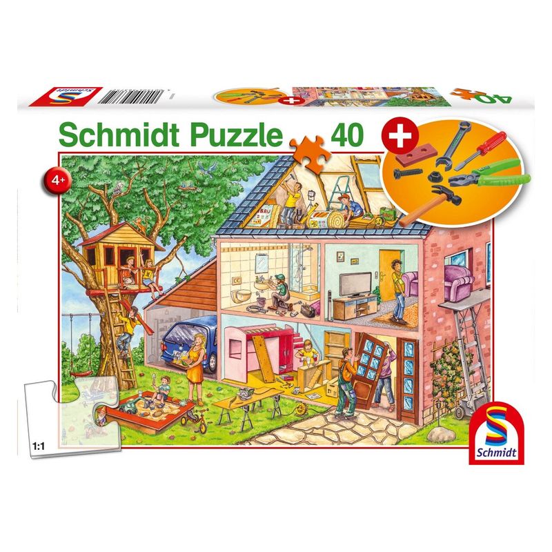 Jucarii, Copii si Bebe - Jucarii si jocuri - Jocuri si puzzle - Puzzle - Puzzle Schmidt - Om Bun La Toate, 40 piese - Infinity.ro