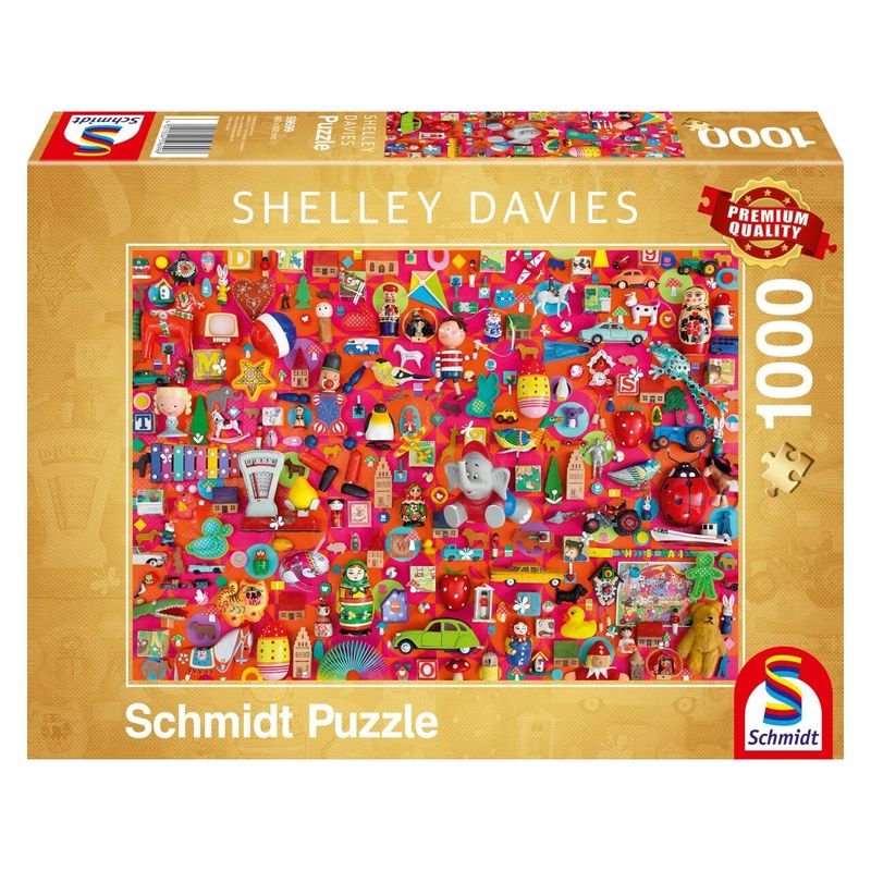 Jucarii, Copii si Bebe - Jucarii si jocuri - Jocuri si puzzle - Puzzle - Puzzle Schmidt - Shelley Davies: Jucarii Vintage, 1000 piese - Infinity.ro