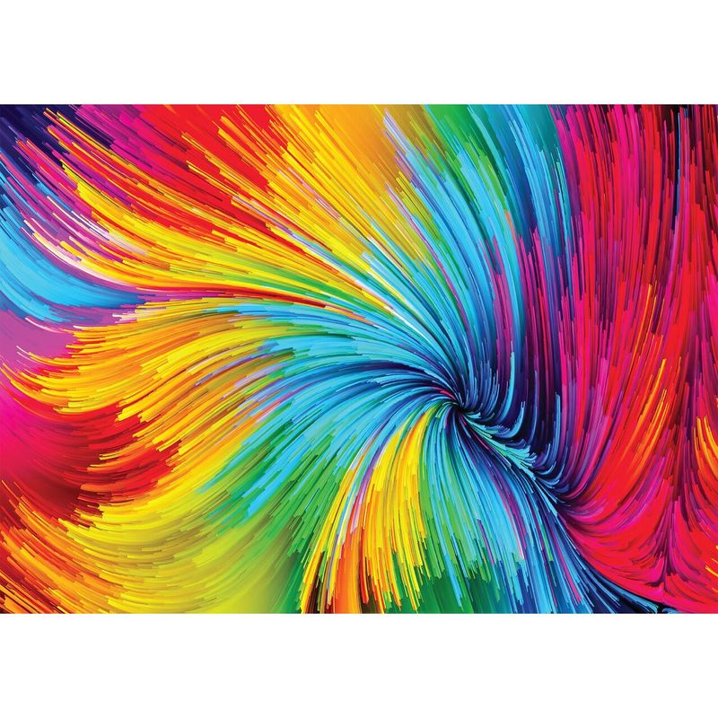 Jucarii, Copii si Bebe - Jucarii si jocuri - Jocuri si puzzle - Puzzle - Puzzle 1000 piese Enjoy - Colorful Paint Swirl - Infinity.ro