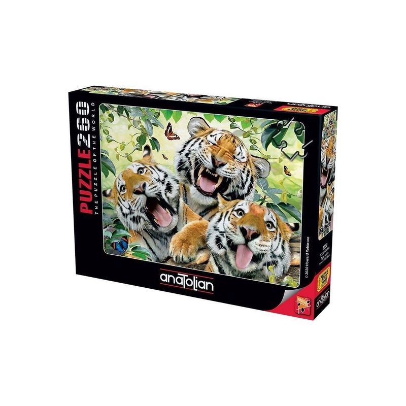 Jucarii, Copii si Bebe - Jucarii si jocuri - Jocuri si puzzle - Puzzle - Puzzle Anatolian - Tiger Selfie, 260 piese - Infinity.ro
