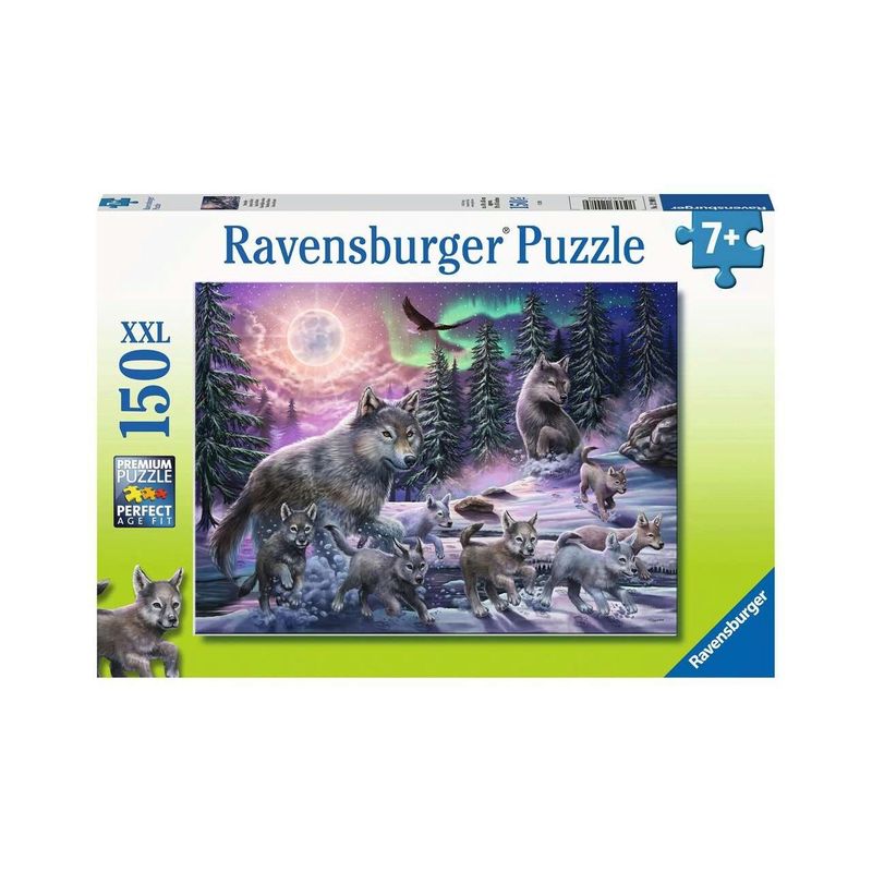 Jucarii, Copii si Bebe - Jucarii si jocuri - Jocuri si puzzle - Puzzle - Puzzle Ravensburger - Familie De Lupi, 150 piese - Infinity.ro
