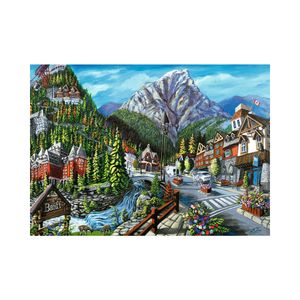 Puzzle Ravensburger - Welcome to Banff, 1000 piese