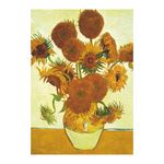 Jucarii, Copii si Bebe - Jucarii si jocuri - Jocuri si puzzle - Puzzle - Puzzle Educa - Vincent Van Gogh: Sunflowers + Cafe Terace at Night, 2x1000 piese, include lipici - Infinity.ro