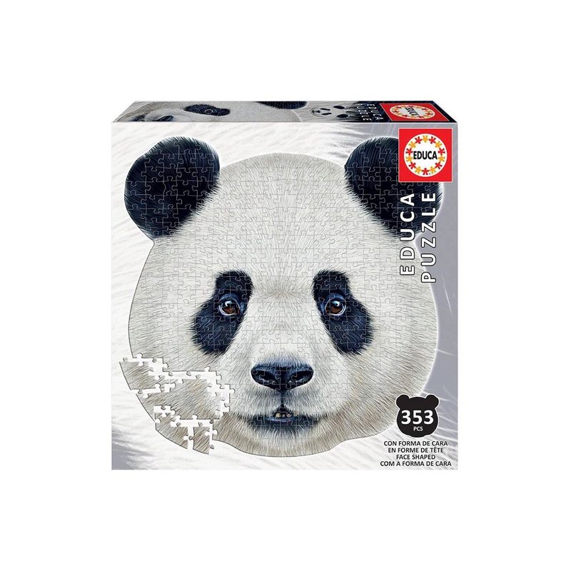Jucarii, Copii si Bebe - Jucarii si jocuri - Jocuri si puzzle - Puzzle - Puzzle Educa - Panda Face, 400 piese - Infinity.ro
