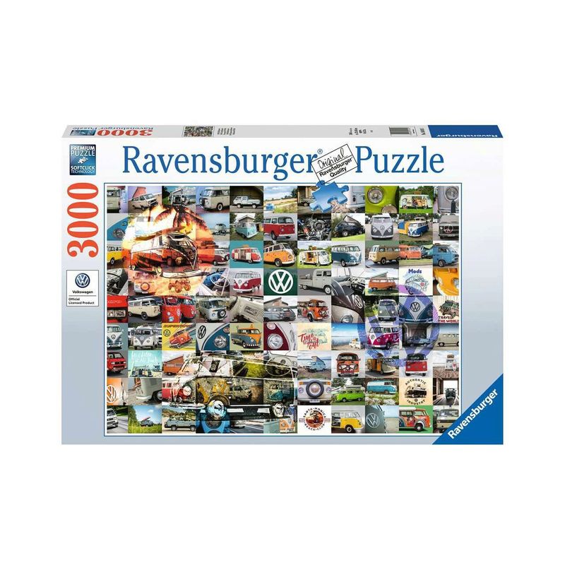 Jucarii, Copii si Bebe - Jucarii si jocuri - Jocuri si puzzle - Puzzle - Puzzle Ravensburger - 99 VW Campervan Moments, 3000 piese - Infinity.ro