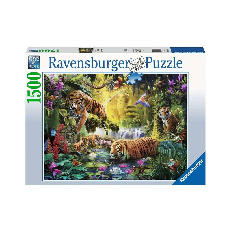 Jucarii, Copii si Bebe - Jucarii si jocuri - Jocuri si puzzle - Puzzle - Puzzle Ravensburger - Idyll at the Water Hole, 1500 piese - Infinity.ro