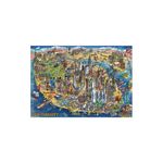 Jucarii, Copii si Bebe - Jucarii si jocuri - Jocuri si puzzle - Puzzle - Puzzle Educa - New York City Map, 500 piese, include lipici - Infinity.ro