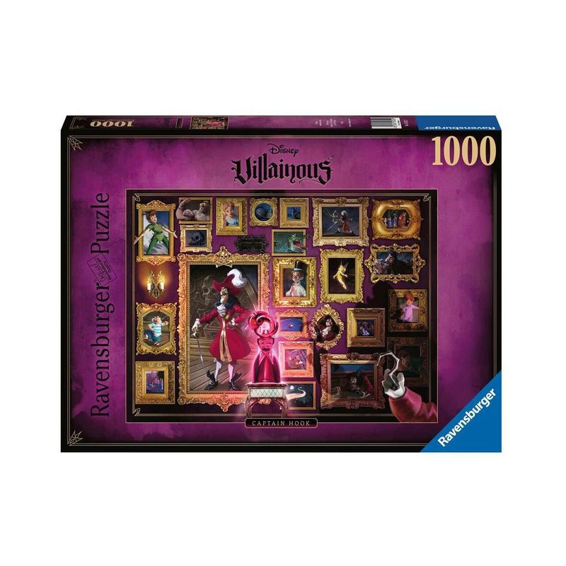 Jucarii, Copii si Bebe - Jucarii si jocuri - Jocuri si puzzle - Puzzle - Puzzle Ravensburger - Disney Villainous, Captain Hook, 1000 piese - Infinity.ro