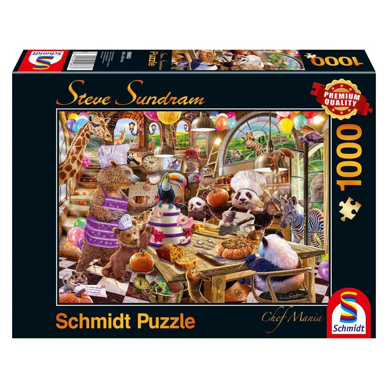 Jucarii, Copii si Bebe - Jucarii si jocuri - Jocuri si puzzle - Puzzle - Puzzle Schmidt - Steve Sundram: Chef Mania, 1000 piese - Infinity.ro