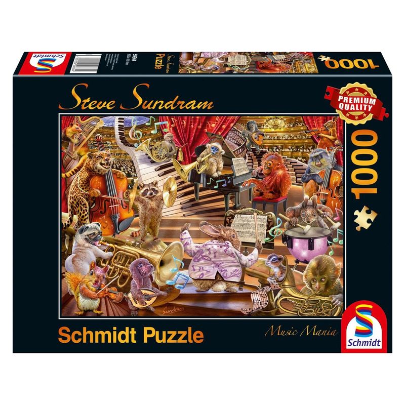 Jucarii, Copii si Bebe - Jucarii si jocuri - Jocuri si puzzle - Puzzle - Puzzle Schmidt - Steve Sundram: Music Mania, 1000 piese - Infinity.ro