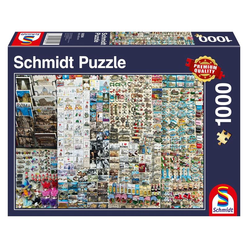 Jucarii, Copii si Bebe - Jucarii si jocuri - Jocuri si puzzle - Puzzle - Puzzle Schmidt - Souvenir Stand, 1000 piese - Infinity.ro