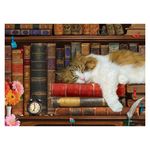 Jucarii, Copii si Bebe - Jucarii si jocuri - Jocuri si puzzle - Puzzle - Puzzle Eurographics - The Cat Nap, 500 piese XXL - Infinity.ro