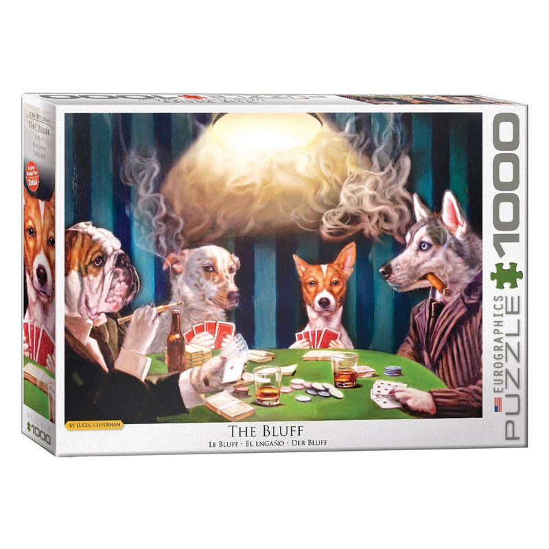 Jucarii, Copii si Bebe - Jucarii si jocuri - Jocuri si puzzle - Puzzle - Puzzle Eurographics - Lucia Heffernan: The Bluff, 1000 piese - Infinity.ro