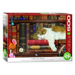 Jucarii, Copii si Bebe - Jucarii si jocuri - Jocuri si puzzle - Puzzle - Puzzle Eurographics - The Cat Nap, 500 piese XXL - Infinity.ro