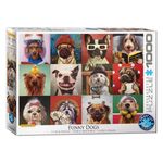 Jucarii, Copii si Bebe - Jucarii si jocuri - Jocuri si puzzle - Puzzle - Puzzle Eurographics - Lucia Heffernan: Funny Dogs, 1000 piese - Infinity.ro