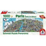 Jucarii, Copii si Bebe - Jucarii si jocuri - Jocuri si puzzle - Puzzle - Puzzle panoramic Schmidt - Cityscape Paris, 1000 piese - Infinity.ro