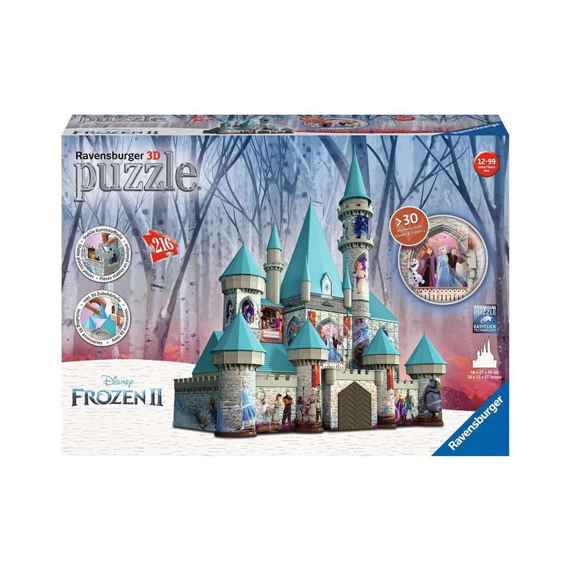 Jucarii, Copii si Bebe - Jucarii si jocuri - Jocuri si puzzle - Puzzle - Puzzle 3D Ravensburger - 3D Castel Frozen II, 216 piese - Infinity.ro