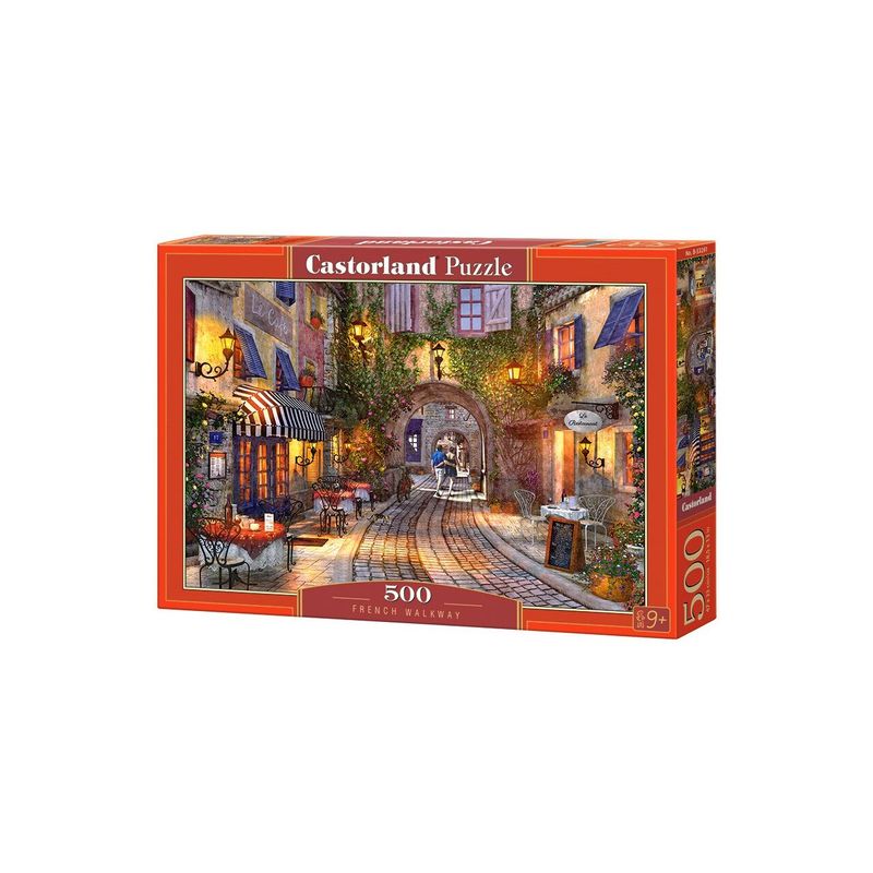 Jucarii, Copii si Bebe - Jucarii si jocuri - Jocuri si puzzle - Puzzle - Puzzle Castorland - French Walkway, 500 piese - Infinity.ro