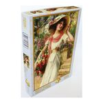 Jucarii, Copii si Bebe - Jucarii si jocuri - Jocuri si puzzle - Puzzle - Puzzle Gold Puzzle - Emile Vernon: Flower Garden, 1000 piese - Infinity.ro