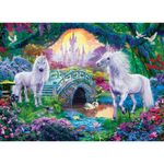 Jucarii, Copii si Bebe - Jucarii si jocuri - Jocuri si puzzle - Puzzle - Puzzle Eurographics - Unicorn Fairy Land, 500 piese XXL - Infinity.ro