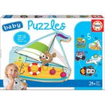 Jucarii, Copii si Bebe - Jucarii si jocuri - Jocuri si puzzle - Puzzle - Puzzle Educa - 5 Baby Puzzles, 3/4/5 piese - Infinity.ro