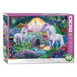 Jucarii, Copii si Bebe - Jucarii si jocuri - Jocuri si puzzle - Puzzle - Puzzle Eurographics - Unicorn Fairy Land, 500 piese XXL - Infinity.ro