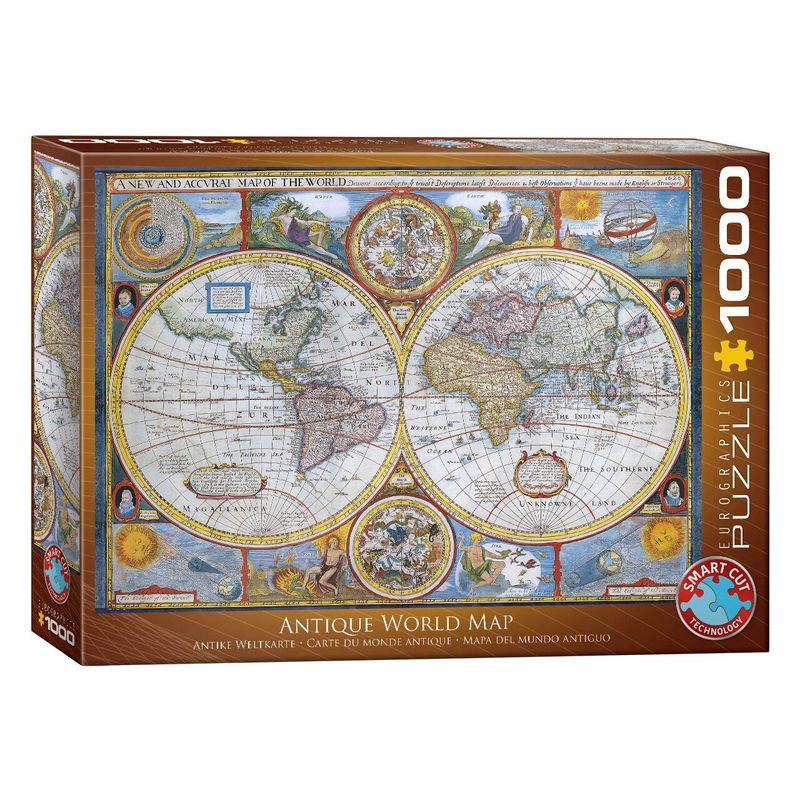 Jucarii, Copii si Bebe - Jucarii si jocuri - Jocuri si puzzle - Puzzle - Puzzle Eurographics - Map of the ancient world, 1000 piese - Infinity.ro