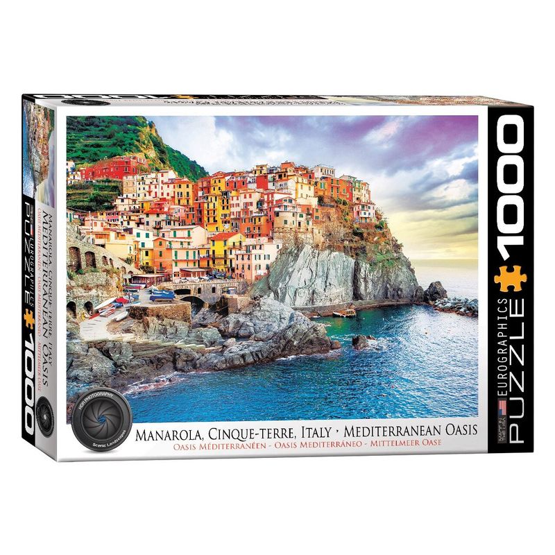 Jucarii, Copii si Bebe - Jucarii si jocuri - Jocuri si puzzle - Puzzle - Puzzle Eurographics - Manarola, Cinque-Terre, Italy, 1000 piese - Infinity.ro