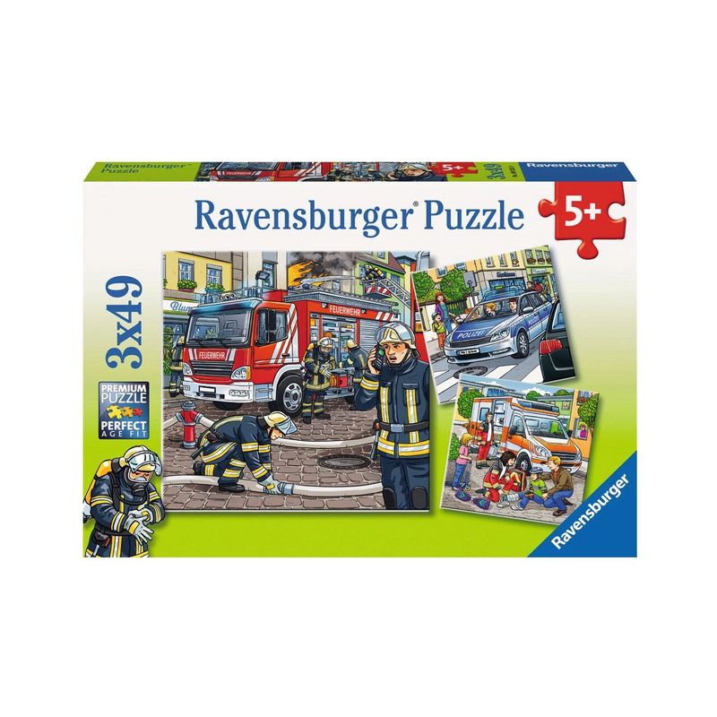 Jucarii, Copii si Bebe - Jucarii si jocuri - Jocuri si puzzle - Puzzle - Puzzle Ravensburger - The Rescue, 3x49 piese - Infinity.ro