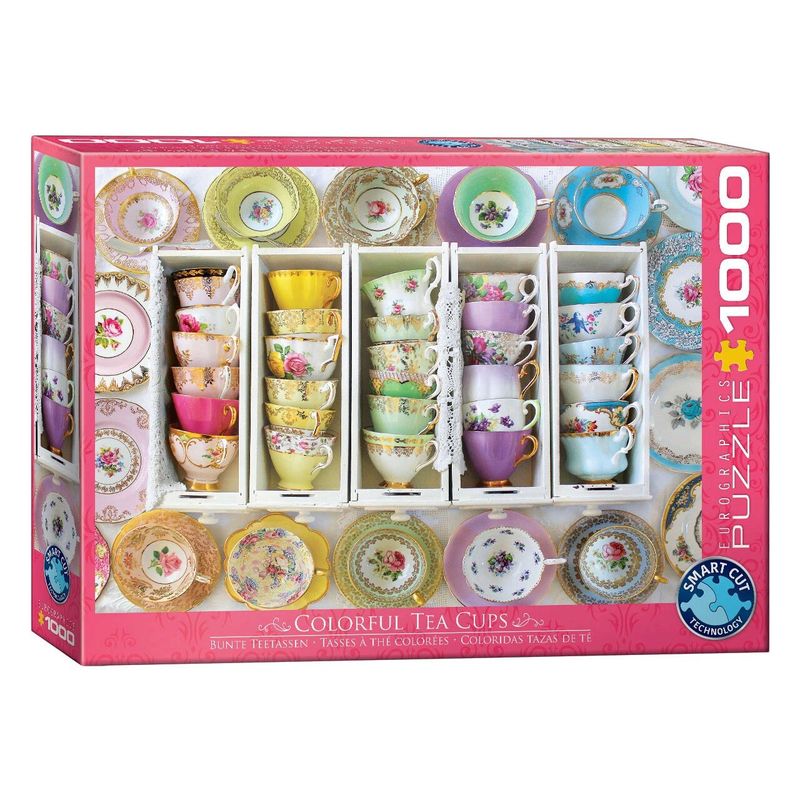 Jucarii, Copii si Bebe - Jucarii si jocuri - Jocuri si puzzle - Puzzle - Puzzle Eurographics - Tea Cups Boxes, 1000 piese - Infinity.ro