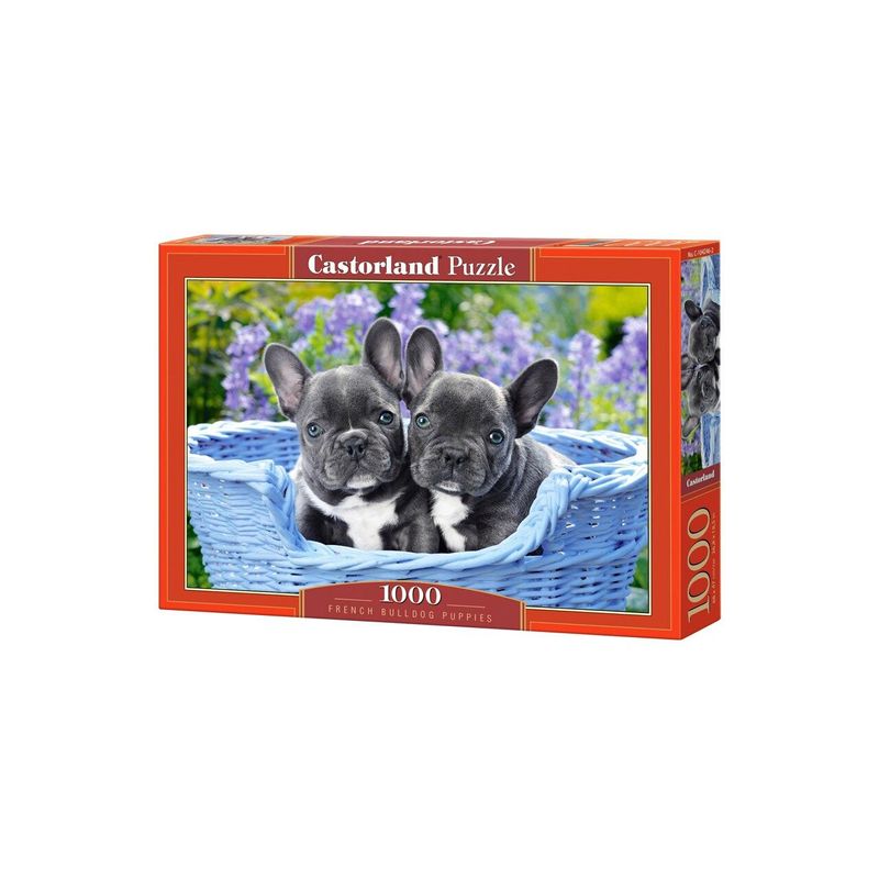 Jucarii, Copii si Bebe - Jucarii si jocuri - Jocuri si puzzle - Puzzle - Puzzle Castorland - French Bulldog Puppies, 1000 piese - Infinity.ro