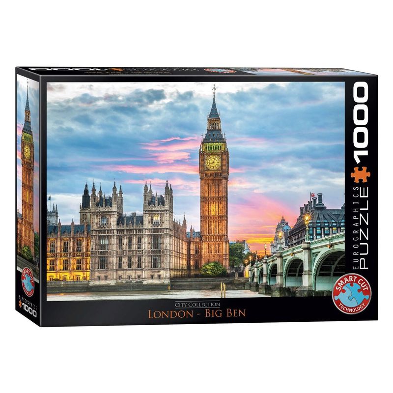 Jucarii, Copii si Bebe - Jucarii si jocuri - Jocuri si puzzle - Puzzle - Puzzle Eurographics - London - Big Ben, 1000 piese - Infinity.ro