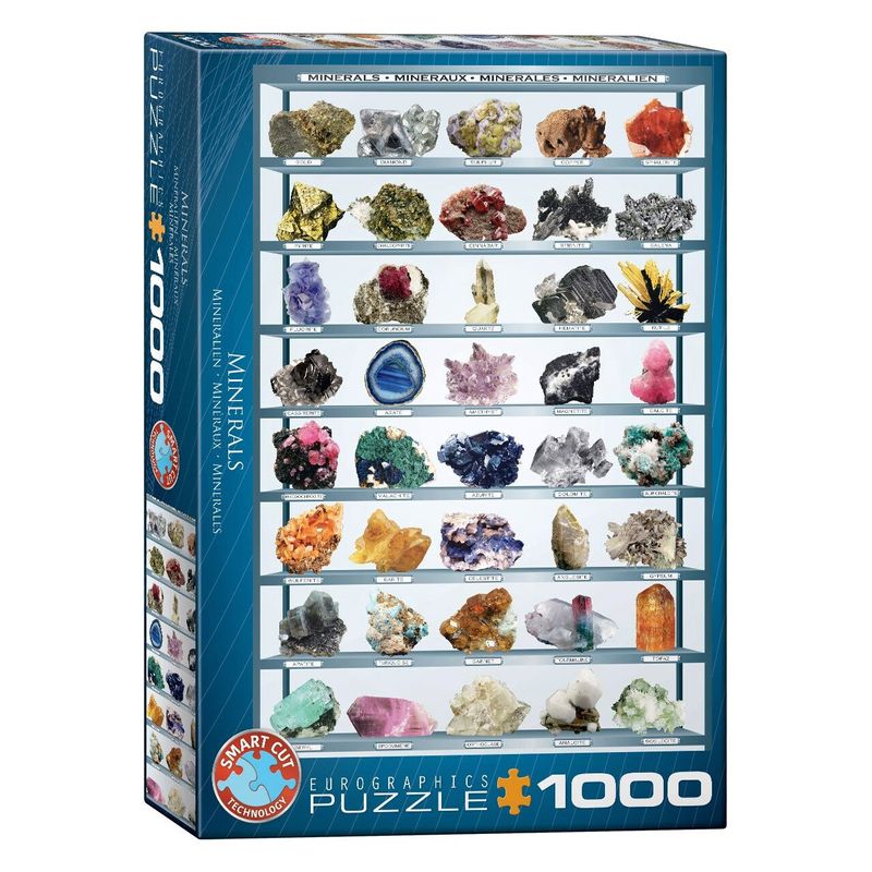Jucarii, Copii si Bebe - Jucarii si jocuri - Jocuri si puzzle - Puzzle - Puzzle Eurographics - Mineralien der Welt, 1000 piese - Infinity.ro
