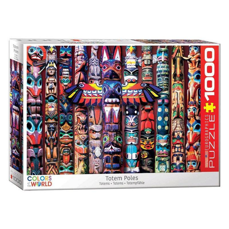 Jucarii, Copii si Bebe - Jucarii si jocuri - Jocuri si puzzle - Puzzle - Puzzle Eurographics - Totem Poles, 1000 piese - Infinity.ro