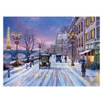 Jucarii, Copii si Bebe - Jucarii si jocuri - Jocuri si puzzle - Puzzle - Puzzle Eurographics - Dominic Davison: Christmas Eve in Paris, 1000 piese - Infinity.ro