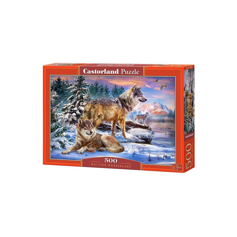 Jucarii, Copii si Bebe - Jucarii si jocuri - Jocuri si puzzle - Puzzle - Puzzle Castorland - Wolfish Wonderland, 500 piese - Infinity.ro